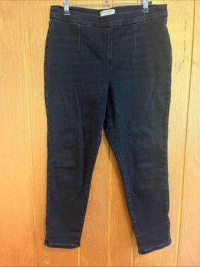 We The Free CRVY Infinite Stretch Pull on Black Skinny Jeans Large